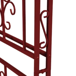 Evergreen Montebello Iron Garden Arbor, Americana Red- 53 X 84 X 23 Inches Fade And Weather Resistant Outdoor Decor 12 Evergreen Montebello Iron Garden Arbor, Americana Red- 53 X 84 X 23 Inches Fade And Weather Resistant Outdoor Decor -Sunnydaze Decor Store GUEST 934be3b6 c001 4c52 bc01 23dd22a782c9