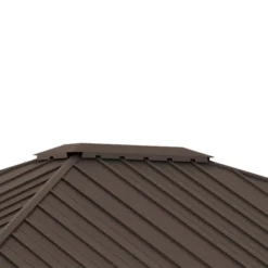 Outsunny 11.9" X 9.8" Hardtop Gazebo With Curtains And Netting, Permanent Pavilion Metal Roof Gazebo Canopy With Aluminum Frame And Top Hook, Gray 8 Outsunny 11.9" X 9.8" Hardtop Gazebo With Curtains And Netting, Permanent Pavilion Metal Roof Gazebo Canopy With Aluminum Frame And Top Hook, Gray -Sunnydaze Decor Store GUEST 93515765 9fdd 4e30 a1fd bad59a9884d2