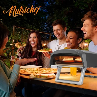 NutriChef Portable Outdoor Pizza Oven - Gas Fired, Fire & Stone Outdoor Pizza Oven 1 NutriChef Portable Outdoor Pizza Oven - Gas Fired, Fire & Stone Outdoor Pizza Oven