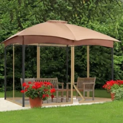 Aoodor Gazebo Netting Screen Replacement Universal 4-Panel Sidewalls 10' X 10' (Only Netting) 11 Aoodor Gazebo Netting Screen Replacement Universal 4-Panel Sidewalls 10' X 10' (Only Netting) -Sunnydaze Decor Store GUEST 95daa4f6 a6e6 4269 8cf2 139448cd3fd3