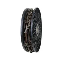 Novelty Lights 250 Feet C7/E12 Candelabra Base Christmas Bulk Spool, Vintage Holiday Hanging Light String, 6" Spacing, SPT-1 18 Gauge Brown Wire -Sunnydaze Decor Store GUEST 9630a41e ba98 4670 94bf a7f320fb925b