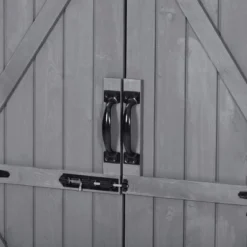 5.8ftx3ft Outdoor Wood Lean-to Storage Shed Tool Organizer With Waterproof Asphalt Roof, Lockable Doors, 3-tier Shelves-ModernLuxe 24 5.8ftx3ft Outdoor Wood Lean-to Storage Shed Tool Organizer With Waterproof Asphalt Roof, Lockable Doors, 3-tier Shelves-ModernLuxe -Sunnydaze Decor Store GUEST 974b65aa 13df 429f bc71 7dbcf002eeab