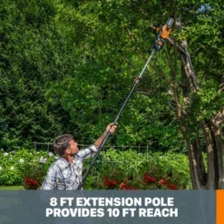 WG309 Worx 10" 2 In 1 Electric Chainsaw And Pole Saw Attachment With Auto-Tension, Rotating Handle And Safety Chain Brake 13 WG309 Worx 10" 2 In 1 Electric Chainsaw And Pole Saw Attachment With Auto-Tension, Rotating Handle And Safety Chain Brake -Sunnydaze Decor Store GUEST 97556b76 c1c8 4781 8a31 dbbb0d212b12