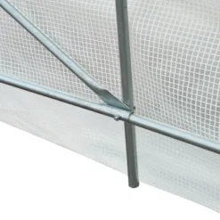 Outsunny 15' X 7' X 7' Walk-In Tunnel Greenhouse, Large Garden Hot House Kit With 6 Roll-up Windows & Roll Up Door, Steel Frame, White -Sunnydaze Decor Store GUEST 9843a3fe 9ddd 4a76 bb93 86c648659b19