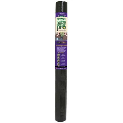 DeWitt Weed Barrier Pro 3-Ounce Commercial And Home Garden Landscape Weed Block Barrier Heavy-Duty Non-Woven Ground Cover Fabric, Black 6 DeWitt Weed Barrier Pro 3-Ounce Commercial And Home Garden Landscape Weed Block Barrier Heavy-Duty Non-Woven Ground Cover Fabric, Black - Image 6