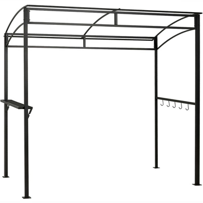 Costway 7'x4.5' Grill Gazebo Outdoor Patio Garden BBQ Canopy Shelter Storage Hook 9 Costway 7'x4.5' Grill Gazebo Outdoor Patio Garden BBQ Canopy Shelter Storage Hook - Image 9