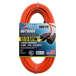 USW 12/3 Orange Heavy Duty Extension Cord -Sunnydaze Decor Store GUEST 99d1ccb8 8dc5 4927 9b0e 312d97735343