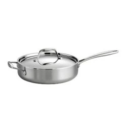 Tramontina Gourmet Tri-Ply Clad 3qt Deep Saute Pan With Lid Silver 15 Tramontina Gourmet Tri-Ply Clad 3qt Deep Saute Pan With Lid Silver -Sunnydaze Decor Store GUEST 9c370db7 84c9 45c9 ad1c 51533cb06758