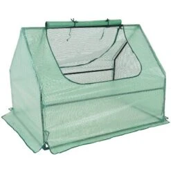 Sunnydaze Decor Sunnydaze Mini Greenhouse With 2 Zippered Side Doors - Green 18 Sunnydaze Decor Sunnydaze Mini Greenhouse With 2 Zippered Side Doors - Green -Sunnydaze Decor Store GUEST 9cdc05a9 6e08 4385 993a 29758f66c744