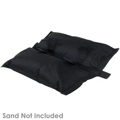 Sunnydaze Decor Sunnydaze Polyester Sandbag Canopy Weights - Black - Set Of 4 2 Sunnydaze Decor Sunnydaze Polyester Sandbag Canopy Weights - Black - Set Of 4 - Image 2