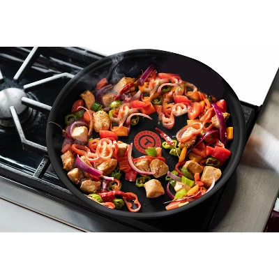 T-fal Platinum Unlimited Nonstick 12" Fry Pan With Induction Base - Dark Gray 3 T-fal Platinum Unlimited Nonstick 12" Fry Pan With Induction Base - Dark Gray - Image 3