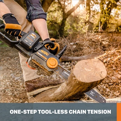 Worx Nitro WG385 40V Power Share PRO 16" Cordless Chainsaw With Brushless Motor 4 Worx Nitro WG385 40V Power Share PRO 16" Cordless Chainsaw With Brushless Motor - Image 4
