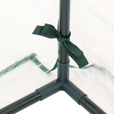 Sunnydaze Decor Sunnydaze Outdoor Portable Plant Shelter Mini Greenhouse With Double Zipper Doors And Cover - Clear 3 Sunnydaze Decor Sunnydaze Outdoor Portable Plant Shelter Mini Greenhouse With Double Zipper Doors And Cover - Clear - Image 3