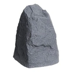 Algreen Receptacle Multipurpose Rock Cover Decoration Weatherproof Outdoor Garden Accent, 16 X 18 X 21.5 Inch, Dark Granite (4 Pack)