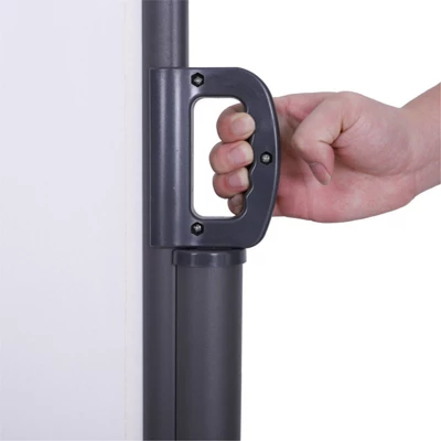 118" X 63" Retractable Outdoor Patio Balcony Deck Side Awning White - Captiva Designs 5 118" X 63" Retractable Outdoor Patio Balcony Deck Side Awning White - Captiva Designs - Image 5