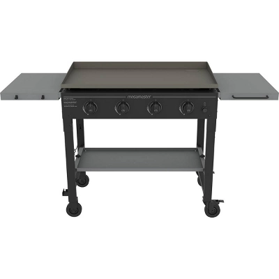 Megamaster 4-Burner Griddle Grill With Stainless Steel Spatula 720-0786FSP 2 Megamaster 4-Burner Griddle Grill With Stainless Steel Spatula 720-0786FSP - Image 2