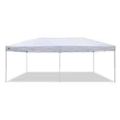 Z-Shade 20 X 10 Foot Everest Instant Canopy Camping Outdoor Patio Shelter, White & Instant Outdoor Canopy Tent Wrap Around Leg Weight Bags, Set Of 4 -Sunnydaze Decor Store GUEST a3d60de8 4179 4092 bd5e 108888c92160
