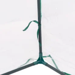 Sunnydaze Decor Sunnydaze Outdoor Portable Slanted Top Plant Shelter Mini Cloche Greenhouse With Zipper Doors - Clear -Sunnydaze Decor Store GUEST a594354e 4825 457e a066 af964cc58ae1