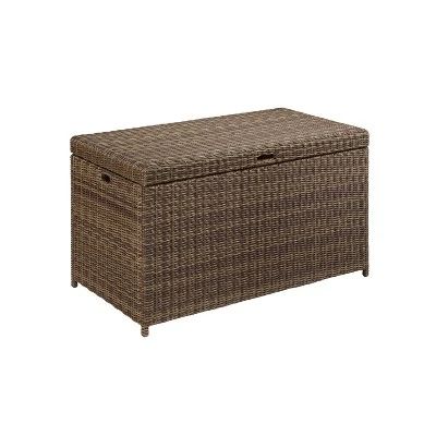 Bradenton Outdoor Wicker Storage Bin - Crosley 3 Bradenton Outdoor Wicker Storage Bin - Crosley - Image 3