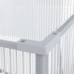 Outsunny Mini Greenhouse Kit, 71" Outdoor Cold Frame With Adjustable Roof, Polycarbonate & Aluminum Frame -Sunnydaze Decor Store GUEST a7955807 d37e 4dbd 92e5 5124eb36ef27