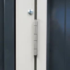 Outsunny Garden Metal Storage Shed, Outdoor Lean To Tool House With Lockable Door, 2 Air Vents & Steel Construction For Backyard, Patio, Lawn, Garage -Sunnydaze Decor Store GUEST a8a18034 b574 4089 8a00 96560279e163