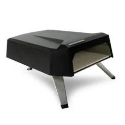 Permasteel 12" Countertop Outdoor Pizza Oven With Cover - Black -Sunnydaze Decor Store GUEST a8e8c15d fef9 4c88 be63 66010f792262