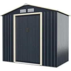 Costway Metal Storage Shed For Garden And Tools W/Sliding Double Lockable Doors 13 Costway Metal Storage Shed For Garden And Tools W/Sliding Double Lockable Doors -Sunnydaze Decor Store GUEST a9c65e45 4c15 445d 91f8 d5f41943d1c8