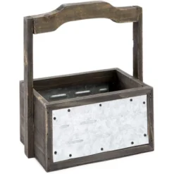 Farmlyn Creek 3 Packs Galvanized Metal Planter Box With Handle For Garden And Farmhouse Décor, 3 Sizes -Sunnydaze Decor Store GUEST aac87da7 aebc 406a b126 08e38e197139