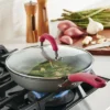 Rachael Ray Create Delicious 10.25" Hard Anodized Nonstick Fry Pan Red Handles