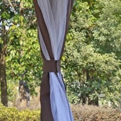 Outsunny 12' X 12' Round Outdoor Gazebo, Patio Dome Gazebo Canopy Shelter With Double Roof, Netting Sidewalls And Curtains, Zippered Doors, Strong Steel Frame 10 Outsunny 12' X 12' Round Outdoor Gazebo, Patio Dome Gazebo Canopy Shelter With Double Roof, Netting Sidewalls And Curtains, Zippered Doors, Strong Steel Frame -Sunnydaze Decor Store GUEST ab3a23c3 1cdd 43ac b767 a3cfeb2de541