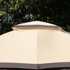 Outsunny 10' X 12' Outdoor Gazebo, Patio Gazebo Canopy Shelter W/ Double Vented Roof, Zippered Mesh Sidewalls, Solid Steel Frame 13 Outsunny 10' X 12' Outdoor Gazebo, Patio Gazebo Canopy Shelter W/ Double Vented Roof, Zippered Mesh Sidewalls, Solid Steel Frame -Sunnydaze Decor Store GUEST ab5b78f1 9e16 4d74 924a de9fec751817