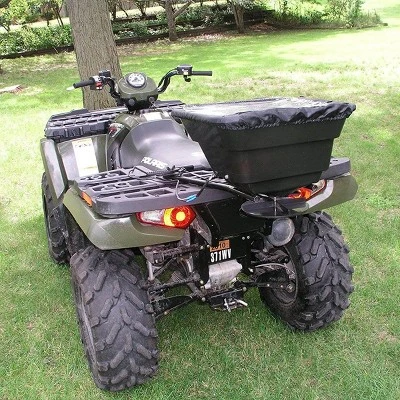 Field Tuff 12V 80 Pound Capacity Broadcast Seed & Fertilizer Spreader With Back Or Front Mounting And Rain Protector For ATV, UTV, Or Utility Tractor 1 Field Tuff 12V 80 Pound Capacity Broadcast Seed & Fertilizer Spreader With Back Or Front Mounting And Rain Protector For ATV, UTV, Or Utility Tractor