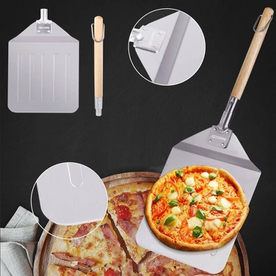 Royal Gourmet 3pc Pizza Set For Grill Oven With 14'' Round Pizza Cordierite Stone 2 Royal Gourmet 3pc Pizza Set For Grill Oven With 14'' Round Pizza Cordierite Stone - Image 2