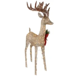 Northlight 48" Pre-Lit LED Champagne Deer Outdoor Christmas Decoration -Sunnydaze Decor Store GUEST ac9542bf a0a2 44f5 9d4b cc18d96b07c4