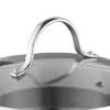 BergHOFF Comfort 18/10 Stockpot Stainless Steel, Glass Lid, Induction Cooktop Ready