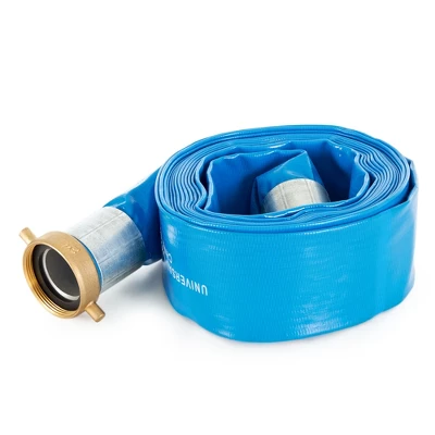 Apache 98138040 2 Inch Diameter 25 Foot Length 70 PSI Polyester-Reinforced PVC Lay Flat Pool Sump Pump Hose With Aluminum Pin-Lug Connection, (2 Pack) 2 Apache 98138040 2 Inch Diameter 25 Foot Length 70 PSI Polyester-Reinforced PVC Lay Flat Pool Sump Pump Hose With Aluminum Pin-Lug Connection, (2 Pack) - Image 2