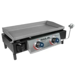 Razor Griddle GGT2130M 25 Inch Outdoor 2 Burner Portable LP Propane Gas Grill Griddle With 318 Square Inch For BBQ Cooking And Frying, Black (Steel) 7 Razor Griddle GGT2130M 25 Inch Outdoor 2 Burner Portable LP Propane Gas Grill Griddle With 318 Square Inch For BBQ Cooking And Frying, Black (Steel) -Sunnydaze Decor Store GUEST b083ce95 1a3f 4355 831d dc8d3918467c