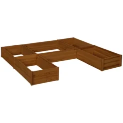 Outsunny 7.5x7.5ft Pack Of 5 Raised Garden Bed, Large Wooden Planters For Outdoor Plants, Vegetables, Flowers, Herbs, Easy Assembly, Brown 7 Outsunny 7.5x7.5ft Pack Of 5 Raised Garden Bed, Large Wooden Planters For Outdoor Plants, Vegetables, Flowers, Herbs, Easy Assembly, Brown -Sunnydaze Decor Store GUEST b0e6e650 b12d 455f ac4b 9a3de832fdc9