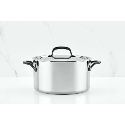 KitchenAid 5-Ply Clad Stainless Steel 8qt Stockpot With Lid 1 KitchenAid 5-Ply Clad Stainless Steel 8qt Stockpot With Lid