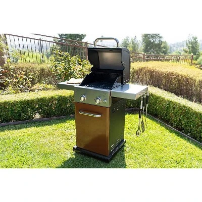 Permasteel 2-Burner Gas Grill With Foldable Side Tables 13 Permasteel 2-Burner Gas Grill With Foldable Side Tables - Image 13