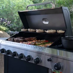 Megamaster 6-Burner Gas Grill With Stainless Steel Tong 720-0983CTG -Sunnydaze Decor Store GUEST b20deda3 cd9d 41b4 a9cd 3654d010fa11