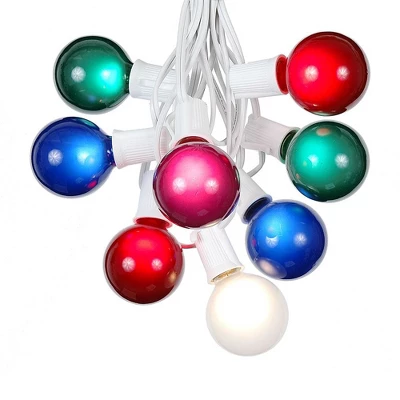 Novelty Lights 100 Feet G50 Globe Outdoor Patio String Lights, White Wire 9 Novelty Lights 100 Feet G50 Globe Outdoor Patio String Lights, White Wire - Image 9