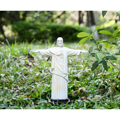Techko Maid Jesus Solar Outdoor Garden Statue Decor With Spotlight 7 Techko Maid Jesus Solar Outdoor Garden Statue Decor With Spotlight - Image 7