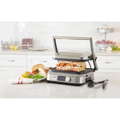 Cuisinart Griddler 5 - Stainless Steel - GR-5BP1 4 Cuisinart Griddler 5 - Stainless Steel - GR-5BP1 - Image 4