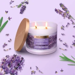 Beloved Lavender & Chamomile Tea 2-Wick Vegan Candle - 11.5oz 7 Beloved Lavender & Chamomile Tea 2-Wick Vegan Candle - 11.5oz -Sunnydaze Decor Store GUEST b4779a09 873b 4429 9814 f5b7c62b1da9