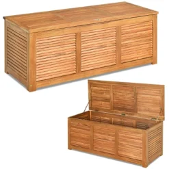Costway 47 Gallon Deck Storage Acacia Wood Organization Toys Cushions Tools 16 Costway 47 Gallon Deck Storage Acacia Wood Organization Toys Cushions Tools -Sunnydaze Decor Store GUEST b49bc373 759c 4ba1 b924 3375cc93f762