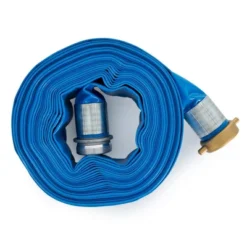 Apache 98138045 2-Inch Diameter 50-Foot Long Reinforced PVC Lay-Flat Discharge Pool Fuel Sump-Pump Hose With Aluminum Short-Shank Connections, Blue -Sunnydaze Decor Store GUEST b520e50a 498d 4215 a7d8 8c75a327265f