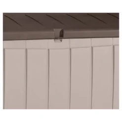 Novel 90 Gallon Outdoor Storage Box - Beige/Brown - Keter -Sunnydaze Decor Store GUEST b5a61eef 9697 4f41 ae34 280ee1ba68dd