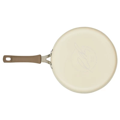 Rachael Ray Cook + Create 3qt Aluminum Nonsticke Saute Pan With Lid - Almond 5 Rachael Ray Cook + Create 3qt Aluminum Nonsticke Saute Pan With Lid - Almond - Image 5