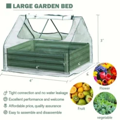 Aoodor Greenhouse With Raised Garden Beds -Sunnydaze Decor Store GUEST b5f12487 7dac 405f a39b 096aa7f424b3
